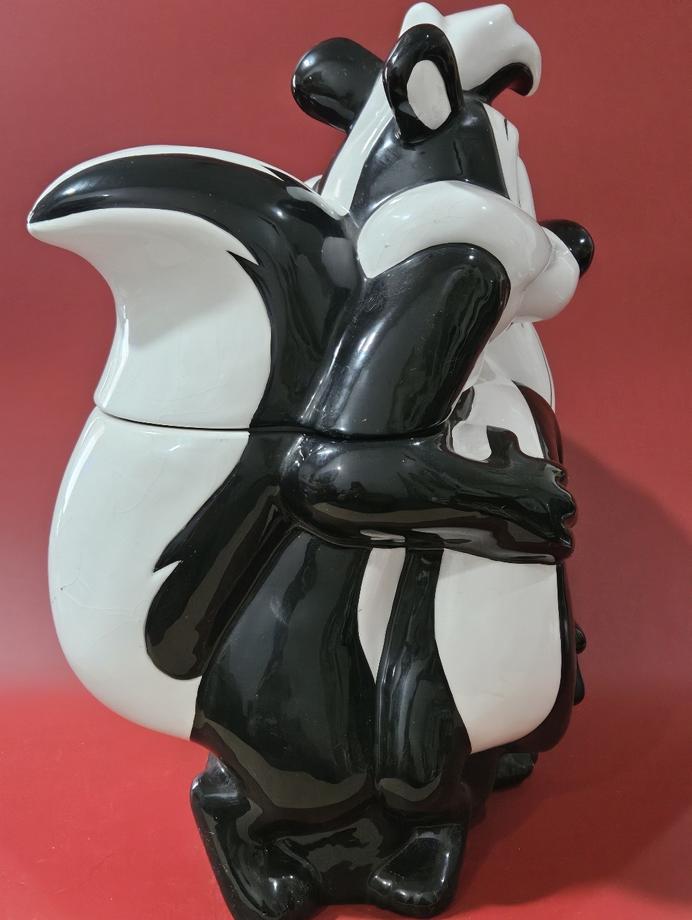 1996 Warner Bros. Pepe' Le Pew Cookie Jar. Vintage. - Picture 3 of 6